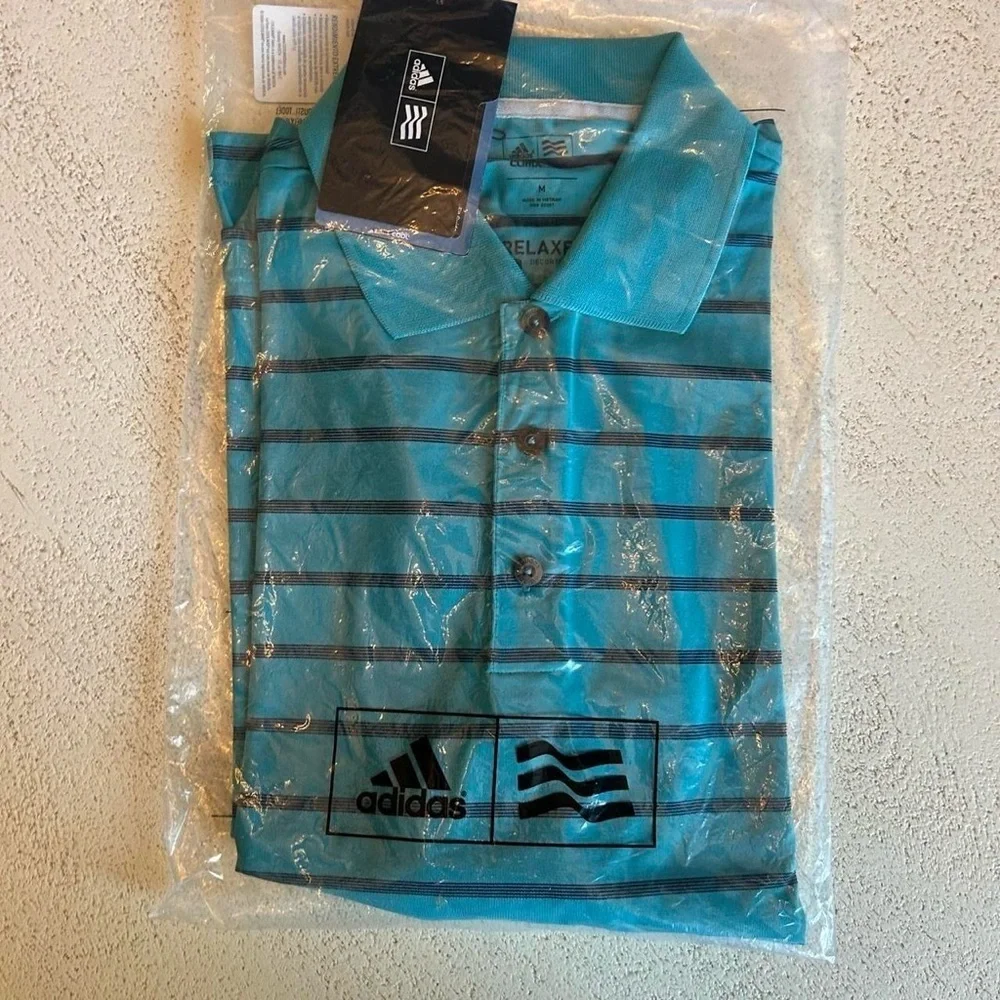 NWT -Adidas ClimaCool Relaxed Fit Golf Polo – Sea Spray Vibes | Size M